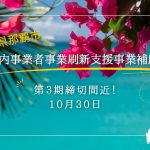 【沖縄県那覇市】市内事業者事業刷新支援事業補助金